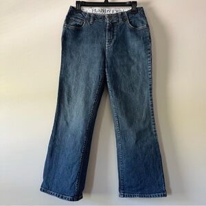 Lands’ End Original Fit Classic Waist Boot Leg Jeans